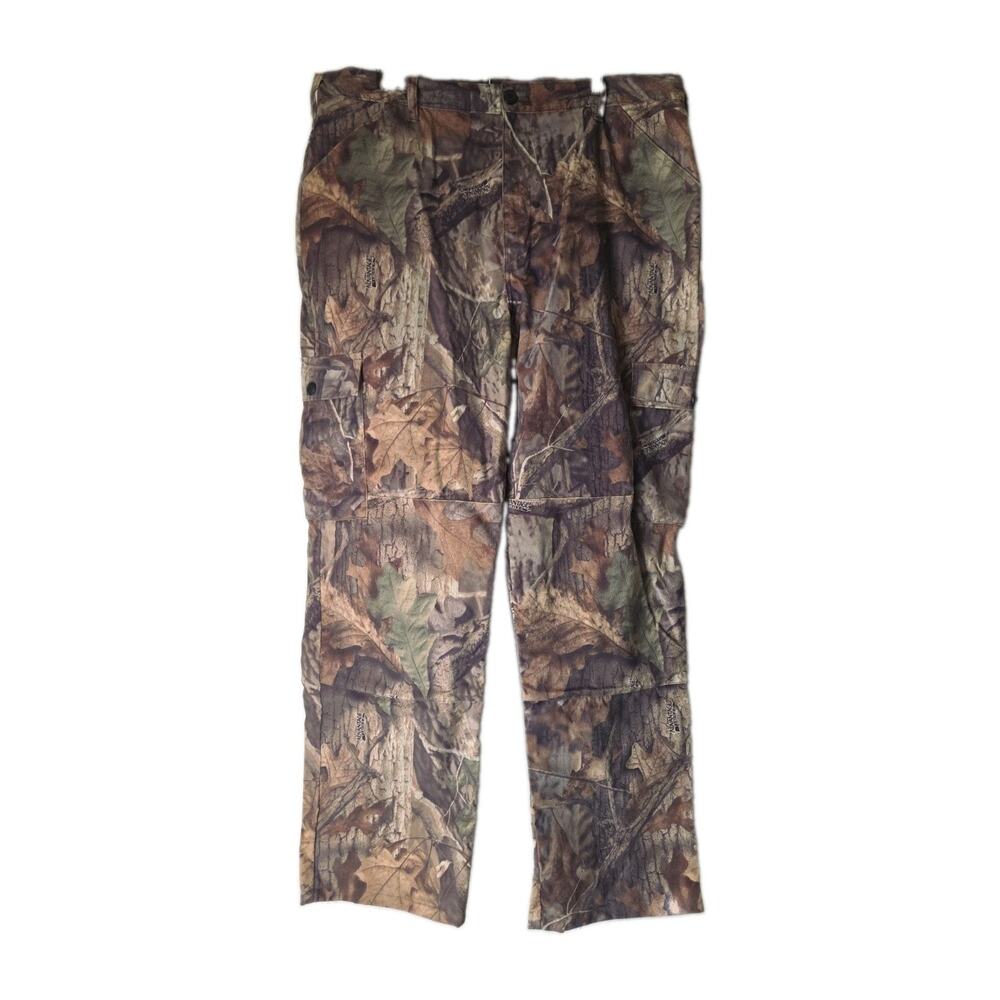 Advantage Timber Outdoor Hunting Camo Pants Mens L Regular Forest Oak Tree